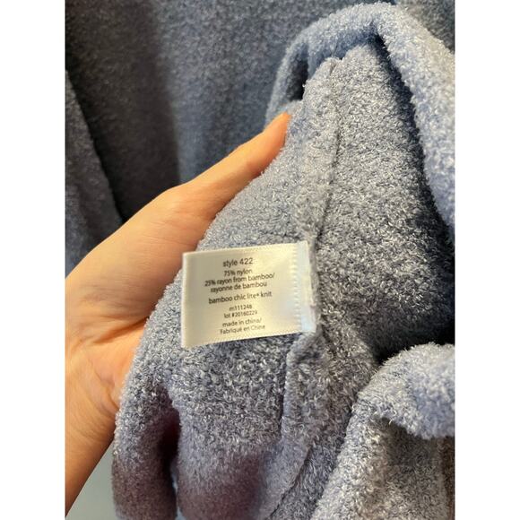 Barefoot Dreams Bamboo Chic Lite Calypso Vest Chambray Blue Open Front 2X Cozy - Picture 5 of 5